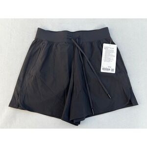 Lululemon License to Train HR Shorts Size 6 Black Athletic Gym Workout